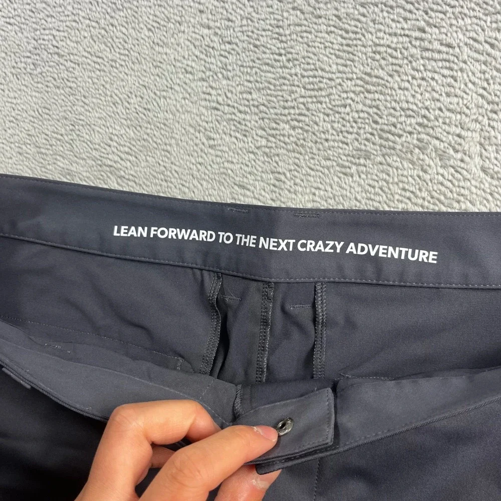 Rhone Commuter Shorts Mens 36 Dark Gray Technical Performance Stretch 100553